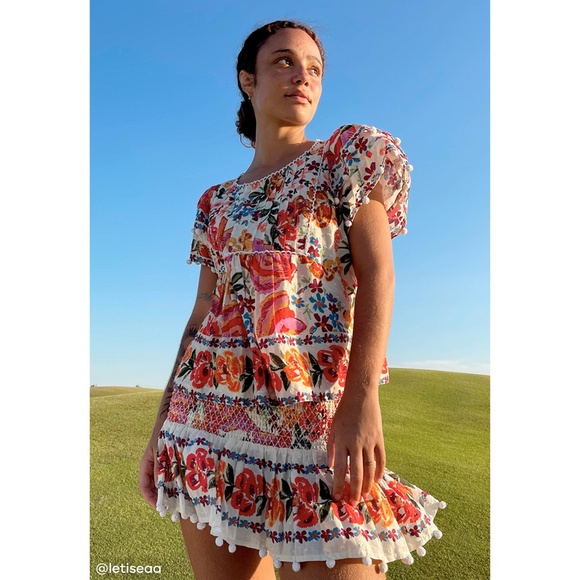 NEW Farm Rio Spring Bananas Mini Skirt Medium - Picture 12 of 17